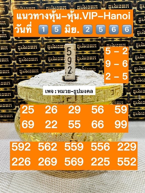 เลขเด็ดหวยฮานอย แนวทางหวยฮานอยวันนี้ 15 มิย 66