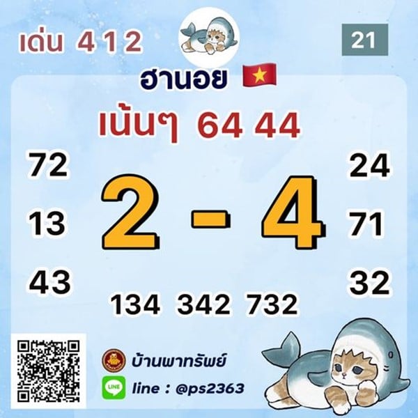 เลขเด็ดหวยฮานอย แนวทางหวยฮานอยวันนี้ 21 มิย 66