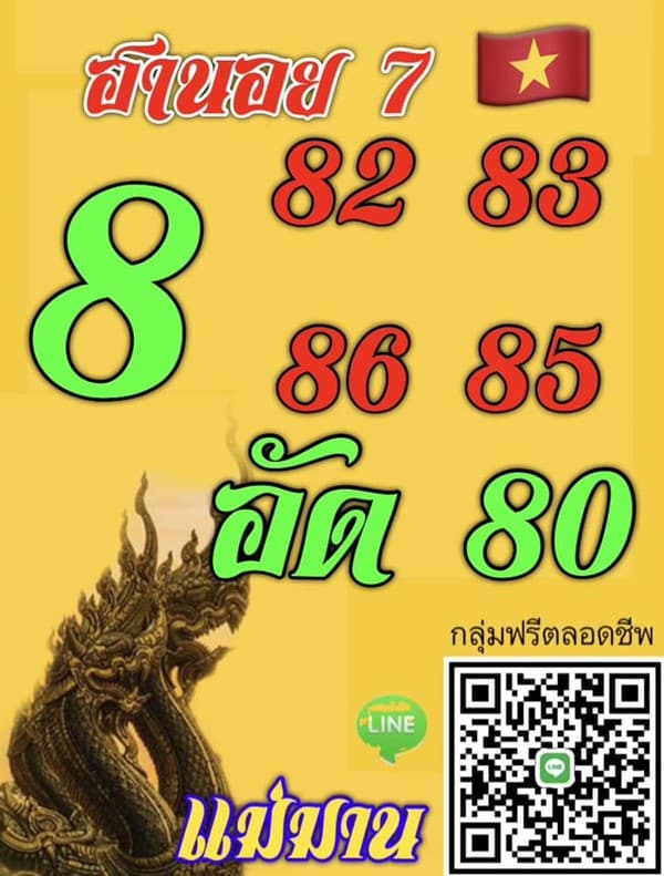 เลขเด็ดหวยฮานอย แนวทางหวยฮานอยวันนี้ 07 กค 66
