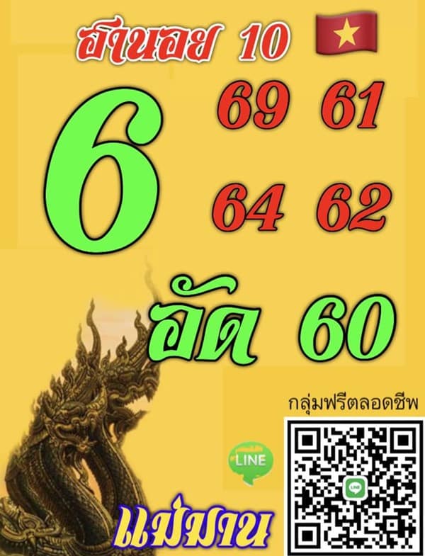 เลขเด็ดหวยฮานอย แนวทางหวยฮานอยวันนี้ 10 กค 66