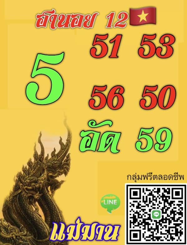 เลขเด็ดหวยฮานอย แนวทางหวยฮานอยวันนี้ 12 กค 66