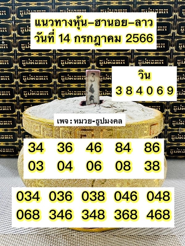 เลขเด็ดหวยฮานอย แนวทางหวยฮานอยวันนี้ 14 กค 66