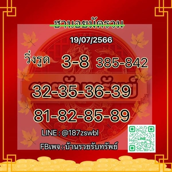 เลขเด็ดหวยฮานอย แนวทางหวยฮานอยวันนี้ 19 กค 66
