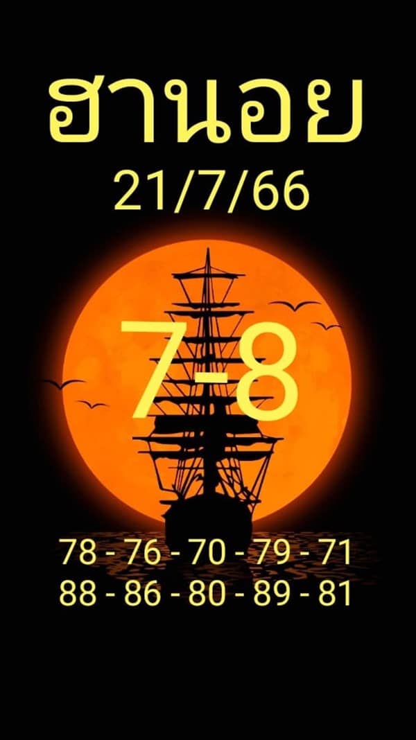 เลขเด็ดหวยฮานอย แนวทางหวยฮานอยวันนี้ 21 กค 66