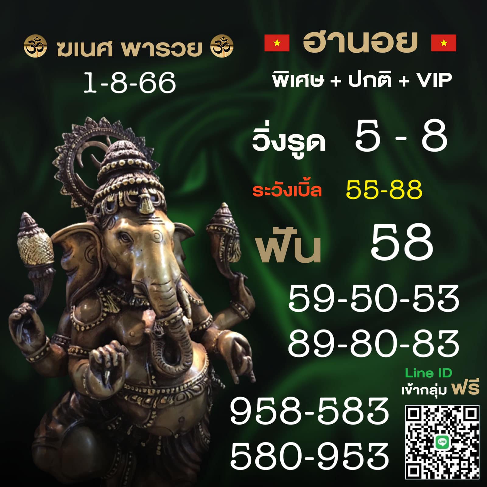 เลขเด็ดหวยฮานอย แนวทางหวยฮานอยวันนี้ 01 สค 66