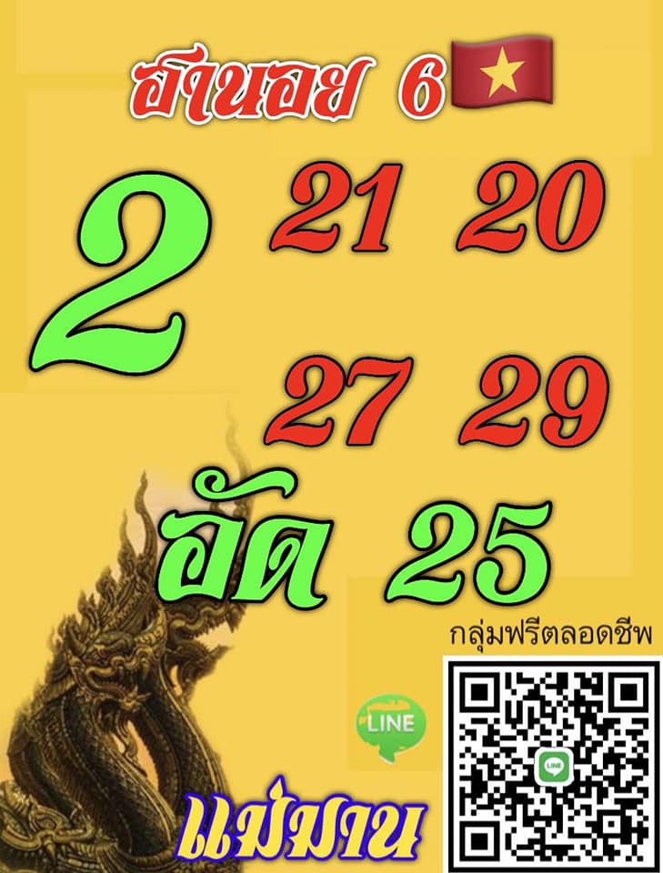 เลขเด็ดหวยฮานอย แนวทางหวยฮานอยวันนี้ 06 สค 66