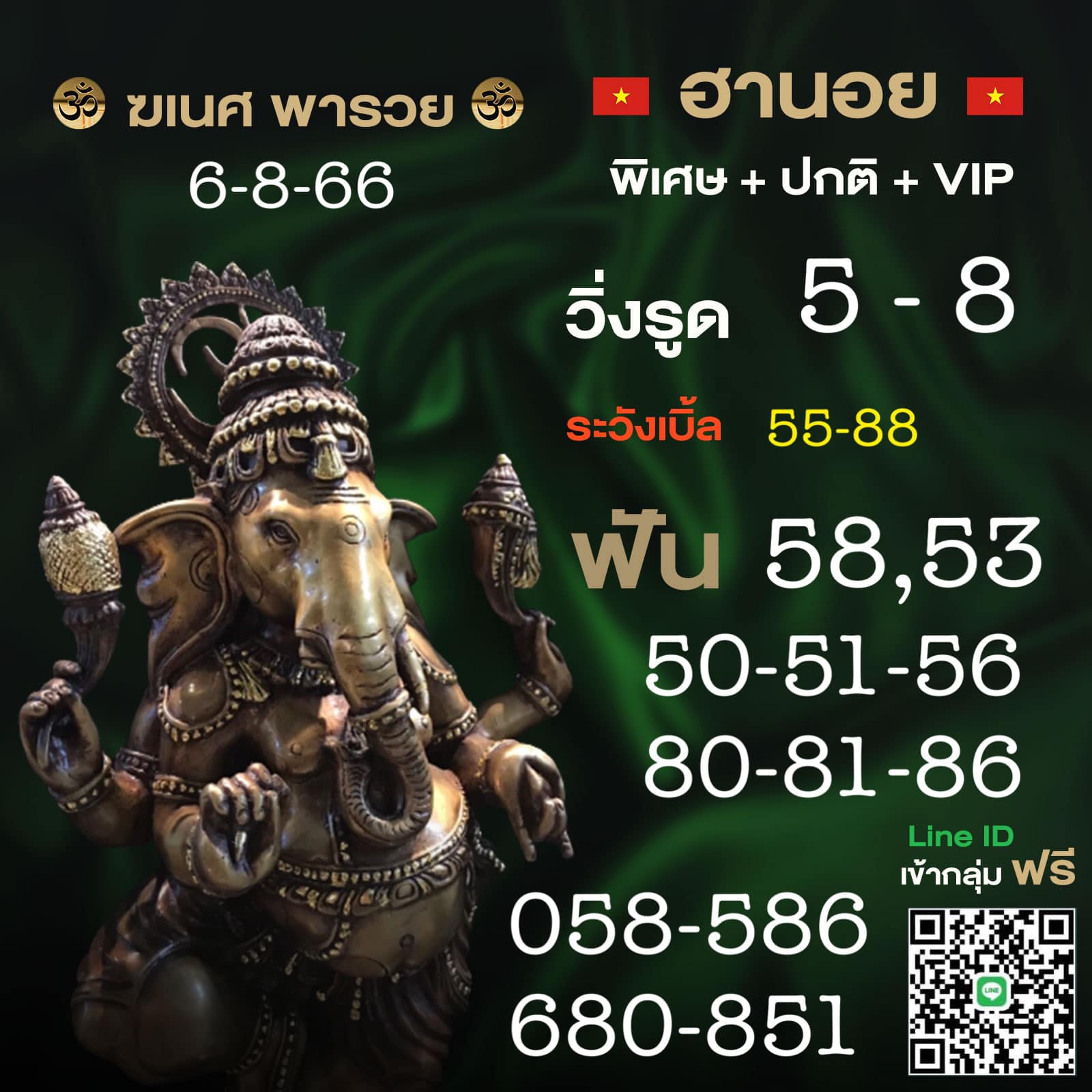 เลขเด็ดหวยฮานอย แนวทางหวยฮานอยวันนี้ 06 สค 66
