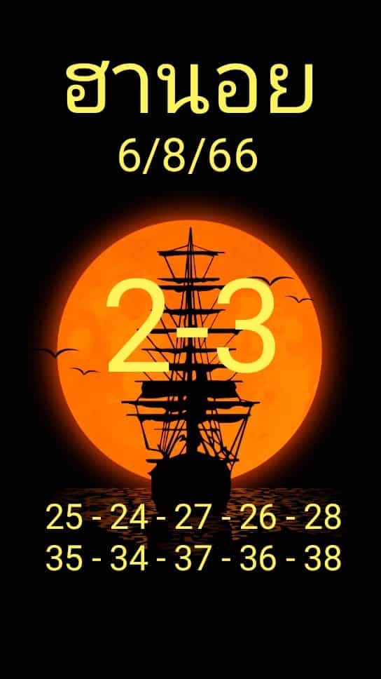 เลขเด็ดหวยฮานอย แนวทางหวยฮานอยวันนี้ 06 สค 66