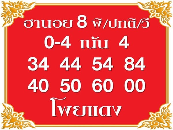 เลขเด็ดหวยฮานอย แนวทางหวยฮานอยวันนี้ 08 ตค 66