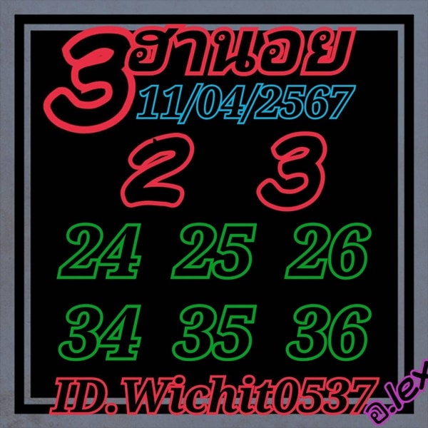 เลขเด็ดหวยฮานอย แนวทางหวยฮานอยวันนี้ 11 เมย 67
